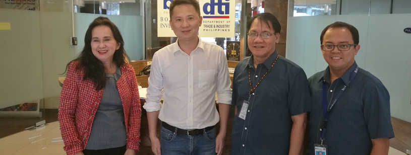 Director of Yunnan Commercial Representative Office in Manila Visit BOI of DTI